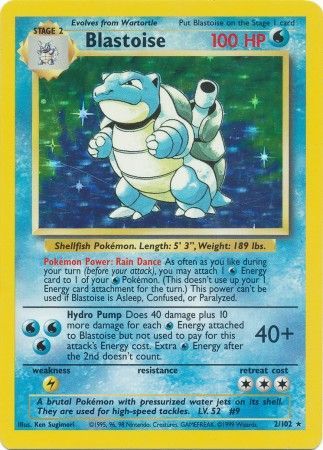 Blastoise (2/102) [Base Set Unlimited] | Exor Games Dartmouth