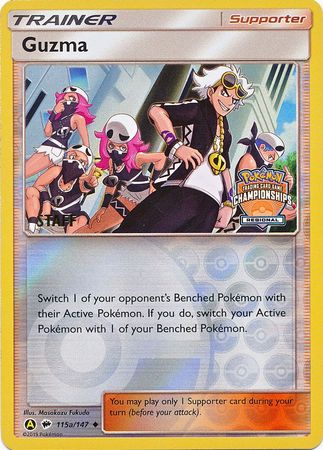 Guzma (115a/147) (Regional Championship Promo Staff) [Sun & Moon: Burning Shadows] | Exor Games Dartmouth