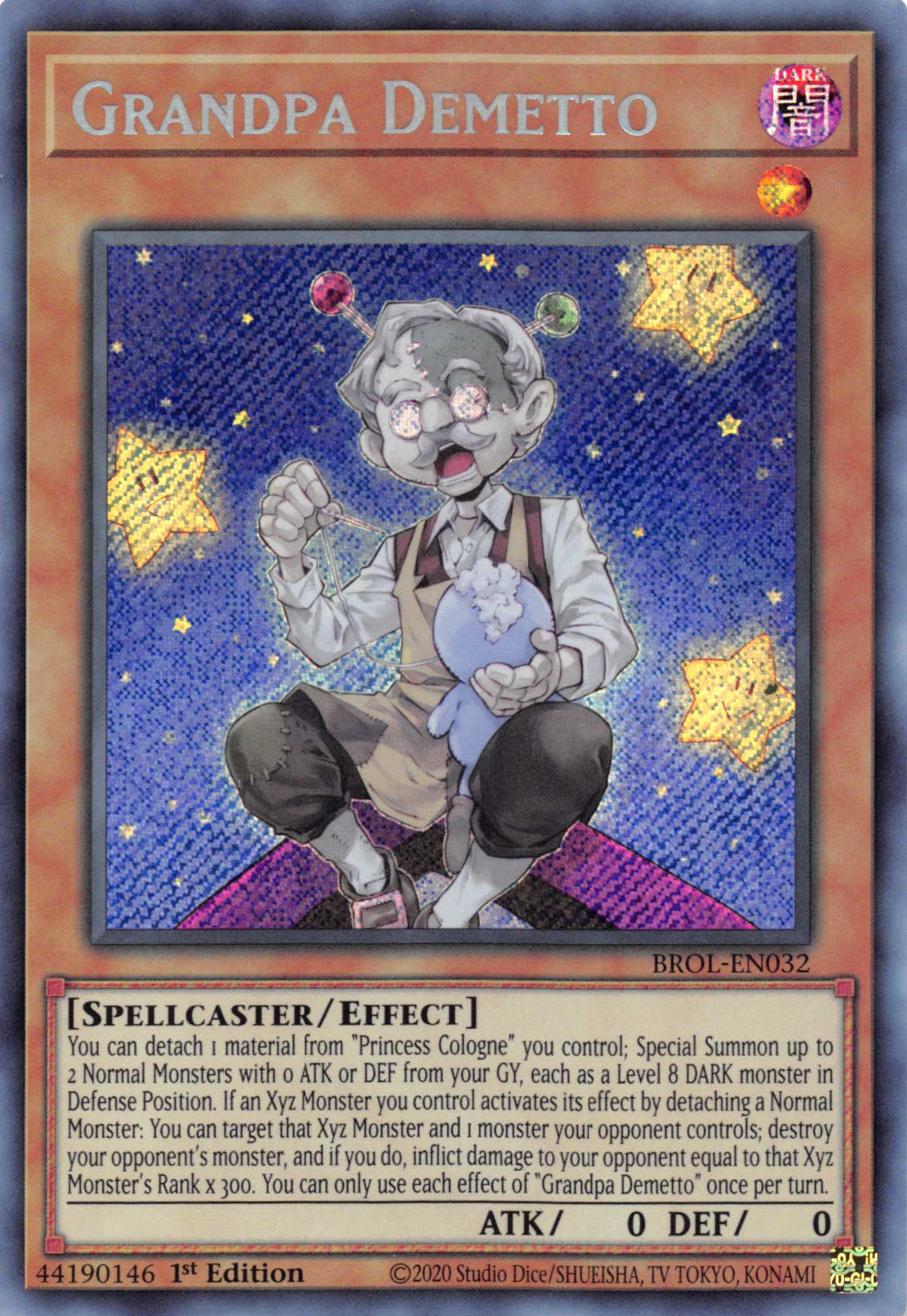 Grandpa Demetto [BROL-EN032] Secret Rare | Exor Games Dartmouth