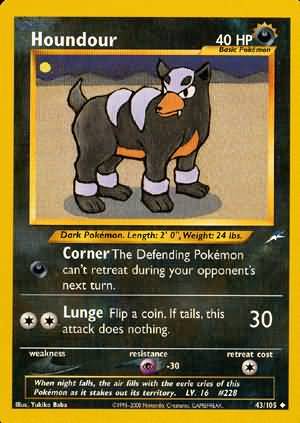 Houndour (43/105) [Neo Destiny Unlimited] | Exor Games Dartmouth