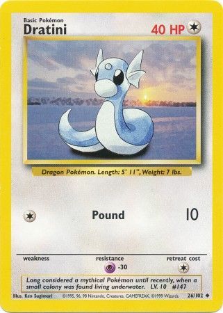 Dratini (26/102) [Base Set Unlimited] | Exor Games Dartmouth