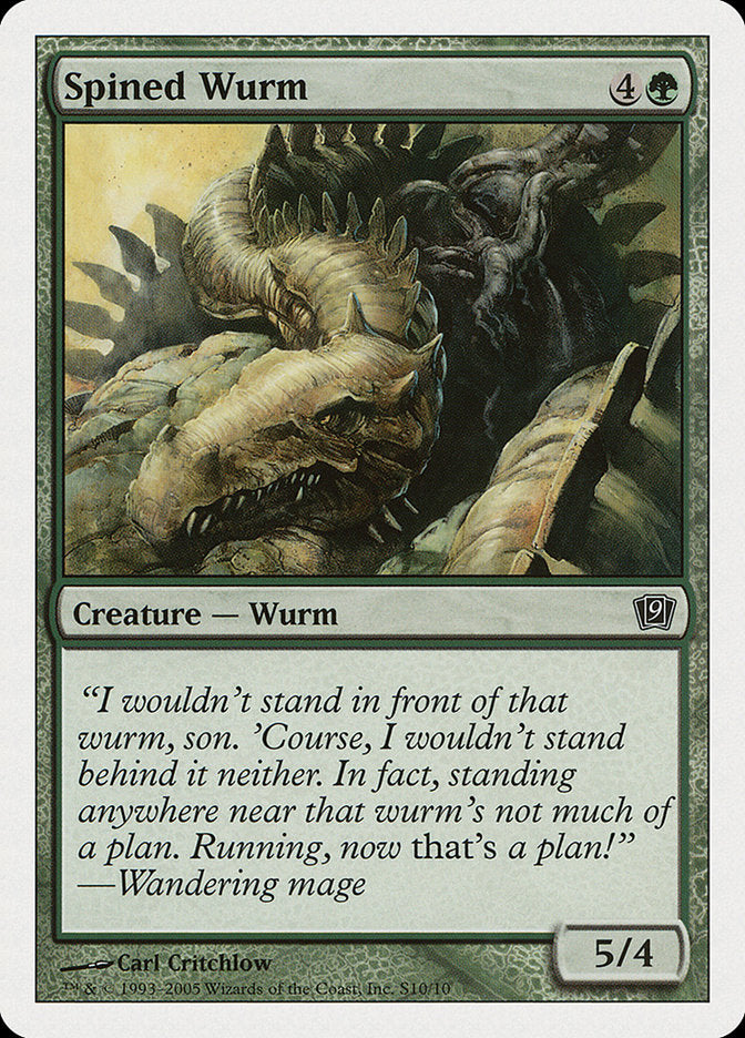 Spined Wurm [Ninth Edition] | Exor Games Dartmouth