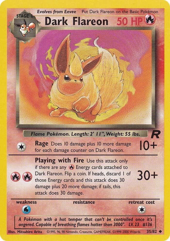 Dark Flareon (35/82) [Team Rocket Unlimited] | Exor Games Dartmouth