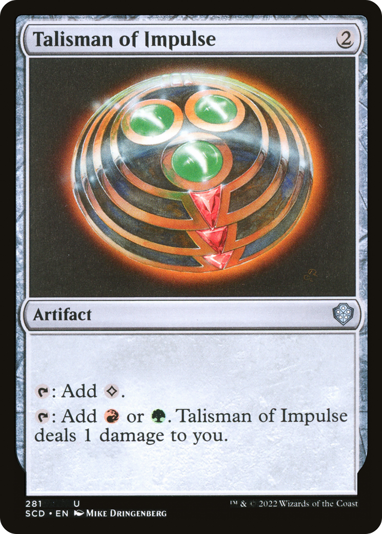 Talisman of Impulse [Starter Commander Decks] | Exor Games Dartmouth