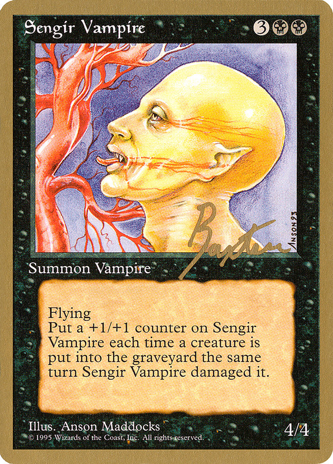 Sengir Vampire (George Baxter) [Pro Tour Collector Set] | Exor Games Dartmouth