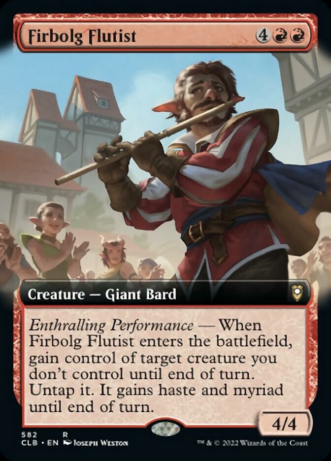 Firbolg Flutist (Extended Art) [Commander Legends: Battle for Baldur's Gate] | Exor Games Dartmouth