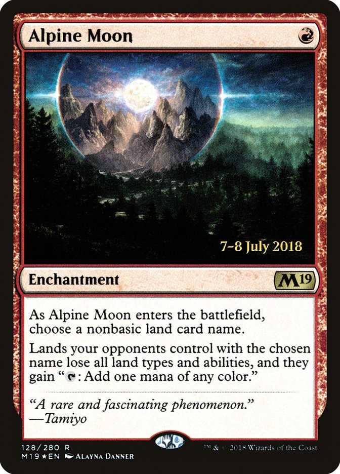 Alpine Moon  [Core Set 2019 Prerelease Promos] | Exor Games Dartmouth