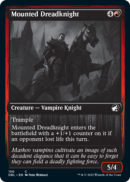 Mounted Dreadknight [Innistrad: Double Feature] | Exor Games Dartmouth