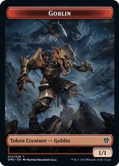 Zombie Knight // Goblin Double-sided Token [Dominaria United Commander Tokens] | Exor Games Dartmouth