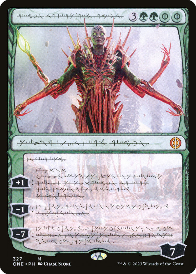 Nissa, Ascended Animist (Phyrexian) [Phyrexia: All Will Be One] | Exor Games Dartmouth