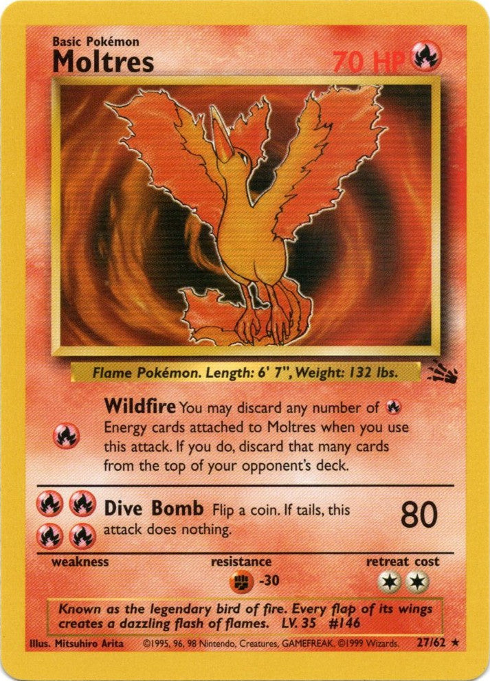 Moltres (27/62) [Fossil Unlimited] | Exor Games Dartmouth