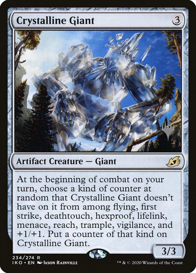 Crystalline Giant (Promo Pack) [Ikoria: Lair of Behemoths Promos] | Exor Games Dartmouth