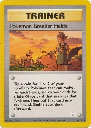 Pokemon Breeder Fields (62/64) [Neo Revelation Unlimited] | Exor Games Dartmouth