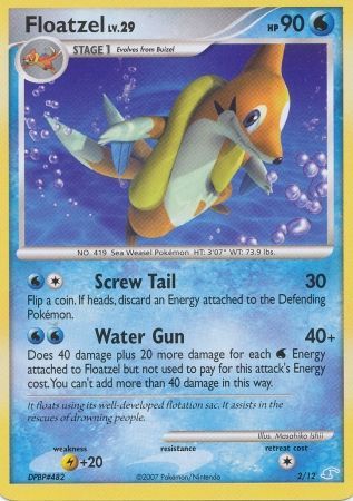 Floatzel (2/12) [Diamond & Pearl: Trainer Kit - Manaphy] | Exor Games Dartmouth