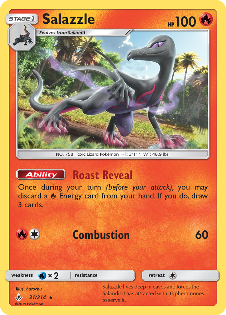 Salazzle (31/214) [Sun & Moon: Unbroken Bonds] | Exor Games Dartmouth