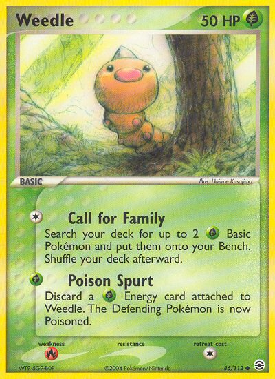 Weedle (86/112) [EX: FireRed & LeafGreen] | Exor Games Dartmouth