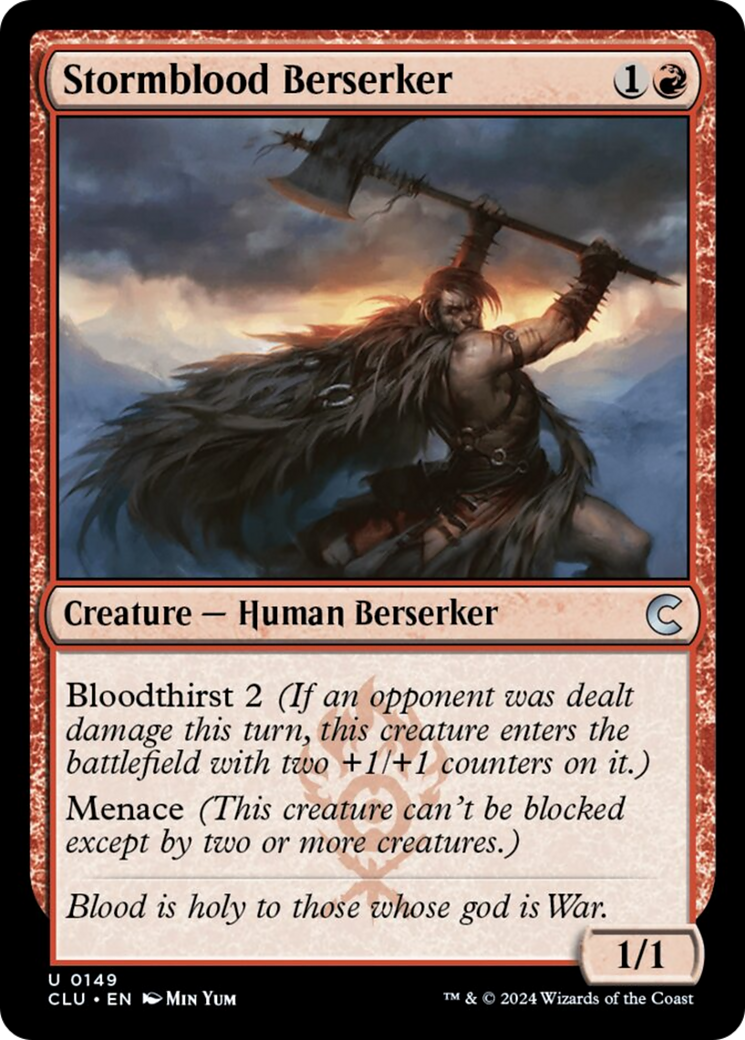 Stormblood Berserker [Ravnica: Clue Edition] | Exor Games Dartmouth