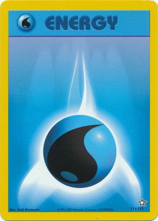 Water Energy (111/111) [Neo Genesis Unlimited] | Exor Games Dartmouth