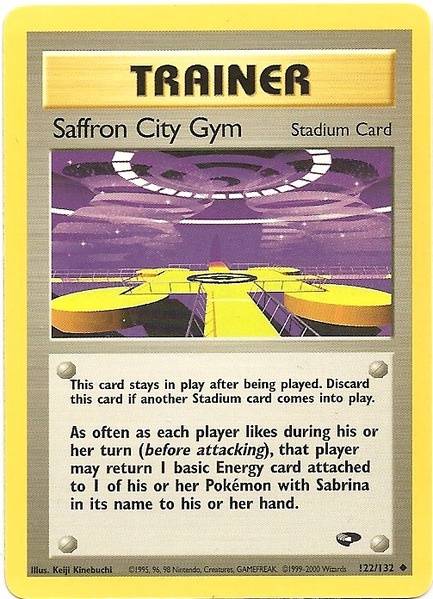 Saffron City Gym (122/132) [Gym Challenge Unlimited] | Exor Games Dartmouth