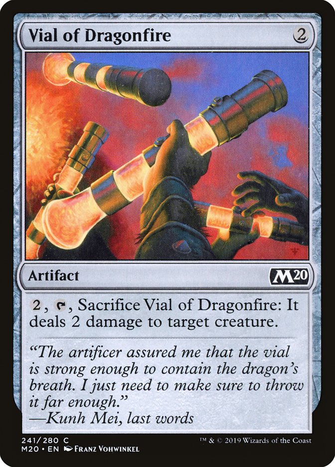 Vial of Dragonfire [Core Set 2020] | Exor Games Dartmouth