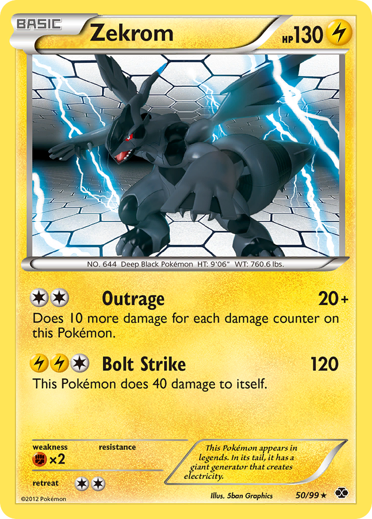 Zekrom (50/99) [Black & White: Next Destinies] | Exor Games Dartmouth