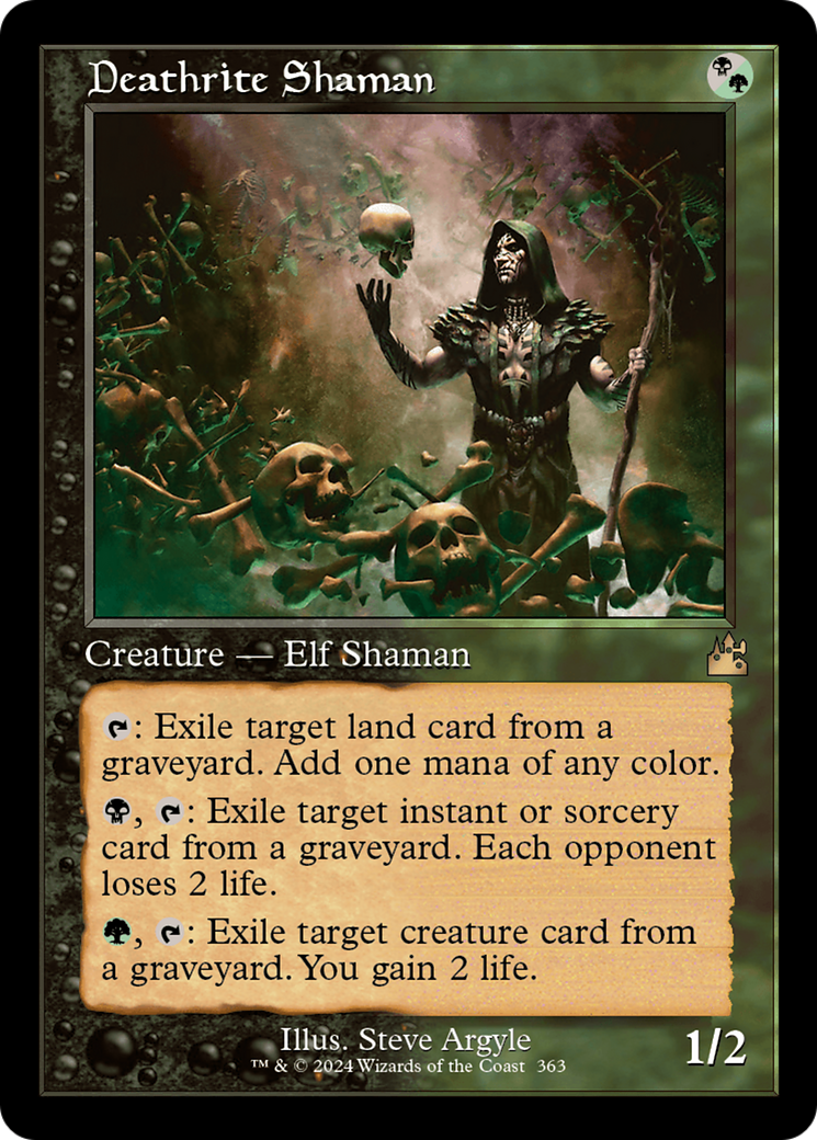 Deathrite Shaman (Retro Frame) [Ravnica Remastered] | Exor Games Dartmouth