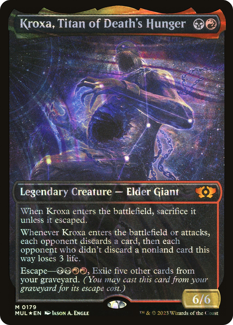 Kroxa, Titan of Death's Hunger (Halo Foil) [Multiverse Legends] | Exor Games Dartmouth