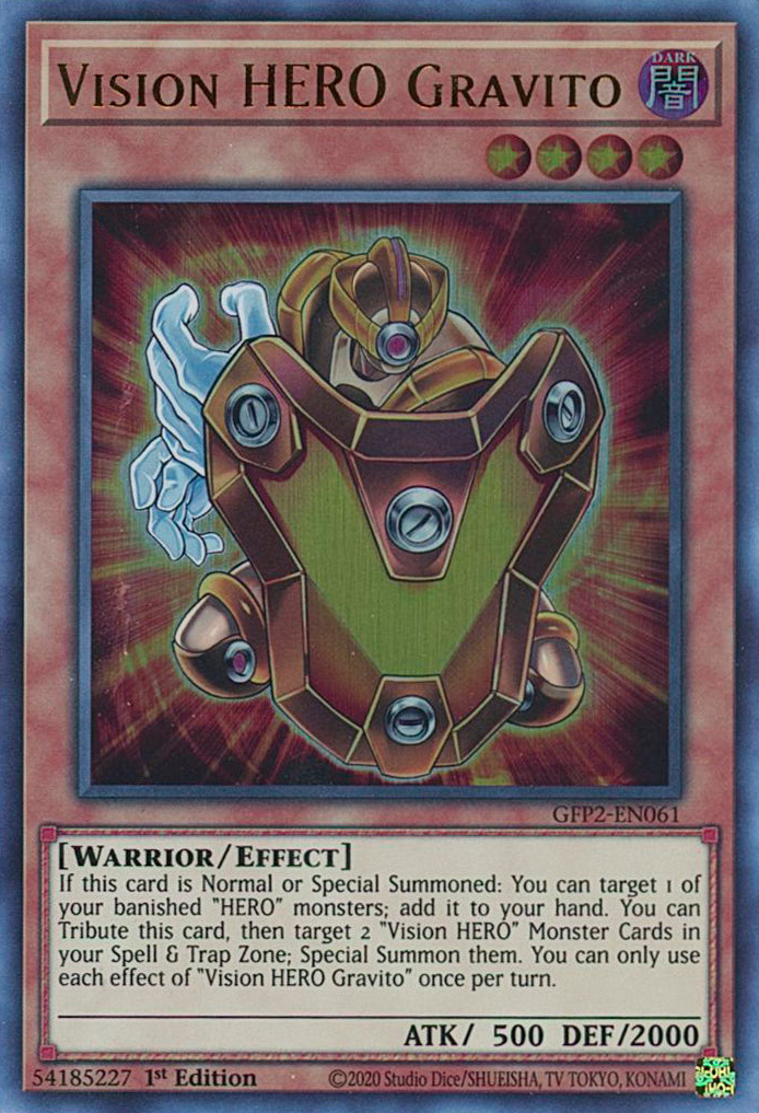 Vision HERO Gravito [GFP2-EN061] Ultra Rare | Exor Games Dartmouth