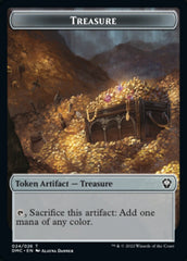 Bird (002) // Treasure Double-sided Token [Dominaria United Tokens] | Exor Games Dartmouth