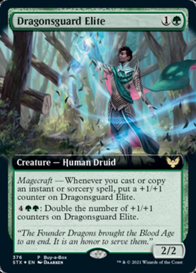 Dragonsguard Elite (Buy-A-Box) [Strixhaven: School of Mages Promos] | Exor Games Dartmouth