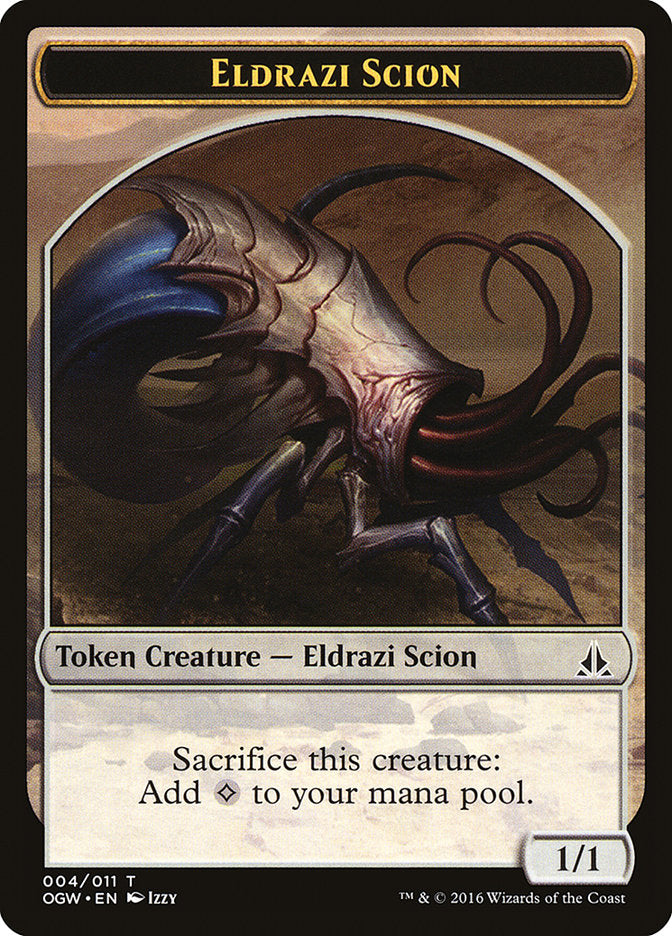 Eldrazi Scion (004/011) [Oath of the Gatewatch Tokens] | Exor Games Dartmouth