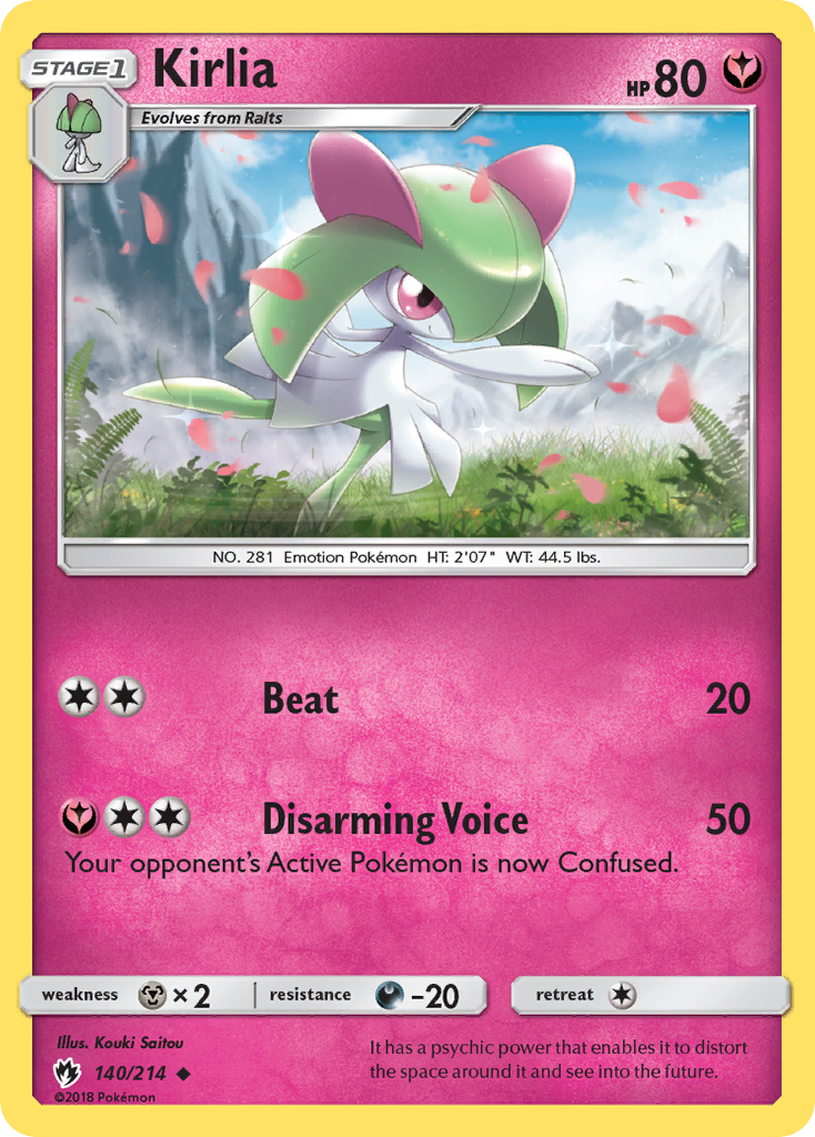 Kirlia (140/214) [Sun & Moon: Lost Thunder] | Exor Games Dartmouth