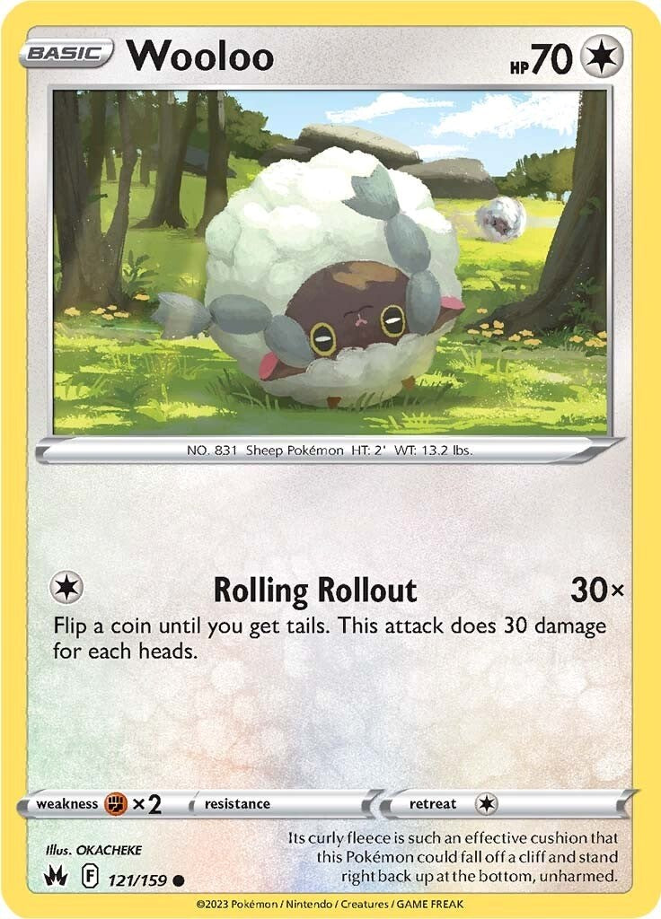 Wooloo (121/159) [Sword & Shield: Crown Zenith] | Exor Games Dartmouth