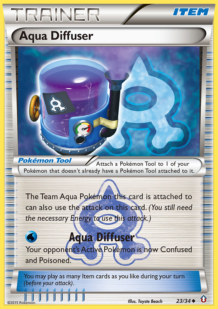 Aqua Diffuser (23/34) [XY: Double Crisis] | Exor Games Dartmouth