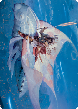 Sky-Blessed Samurai Art Card [Kamigawa: Neon Dynasty Art Series] | Exor Games Dartmouth