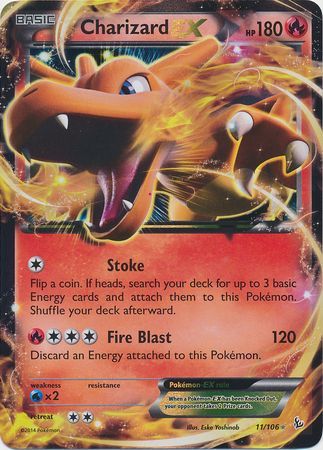 Charizard EX (11/106) (Jumbo Card) [XY: Flashfire] | Exor Games Dartmouth