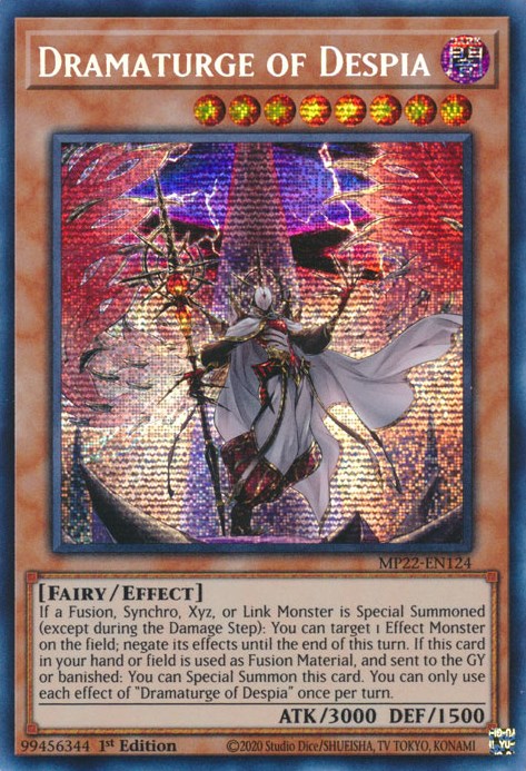 Dramaturge of Despia [MP22-EN124] Prismatic Secret Rare | Exor Games Dartmouth