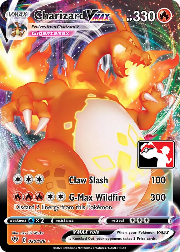 Charizard VMAX (020/189) [Prize Pack Series One] | Exor Games Dartmouth