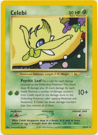 Celebi (16/64) [Neo Revelation Unlimited] | Exor Games Dartmouth