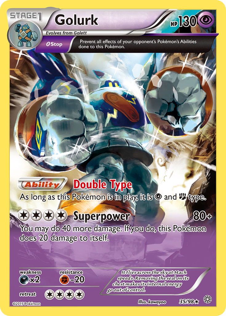 Golurk (35/98) [XY: Ancient Origins] | Exor Games Dartmouth