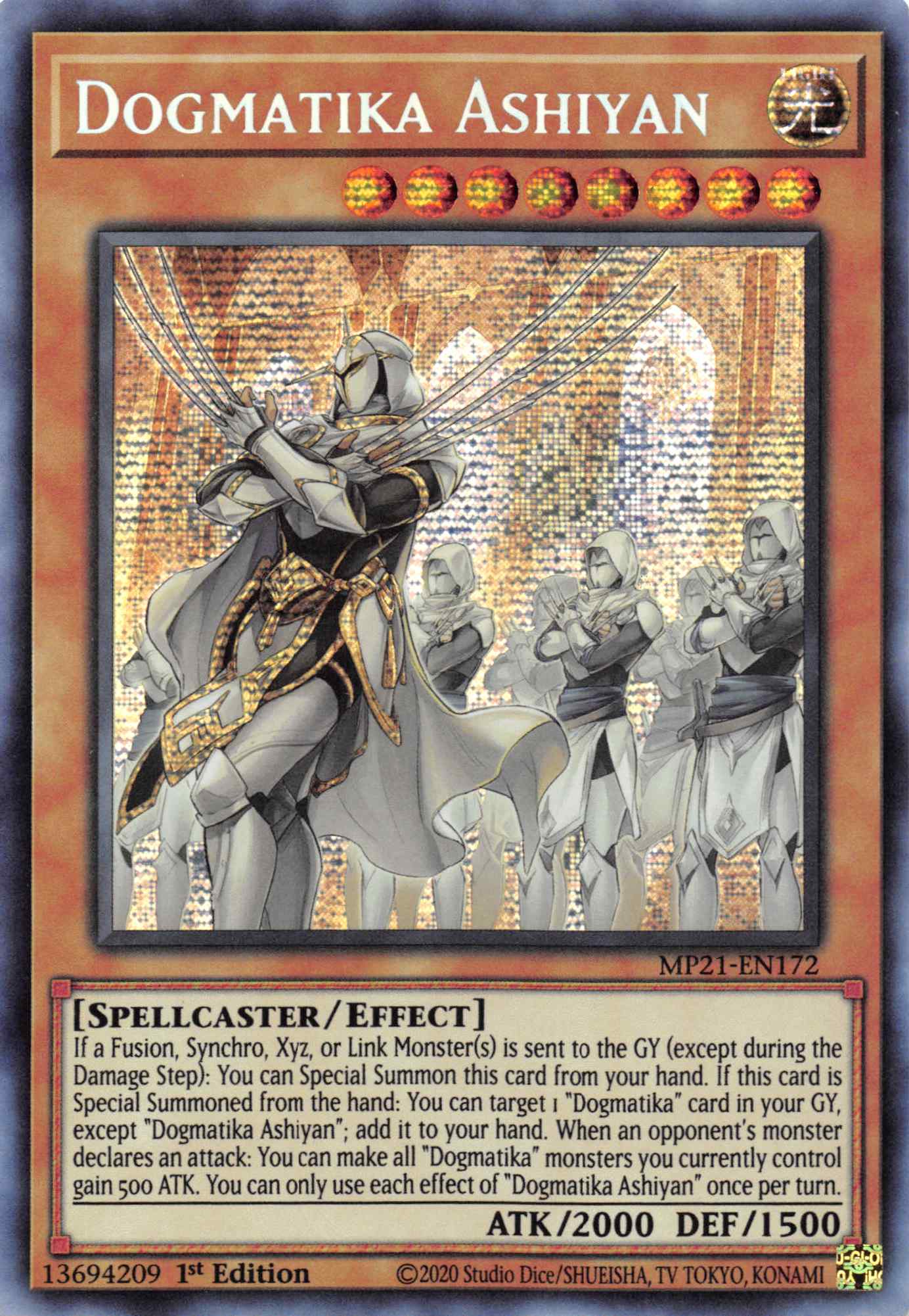 Dogmatika Ashiyan [MP21-EN172] Prismatic Secret Rare | Exor Games Dartmouth