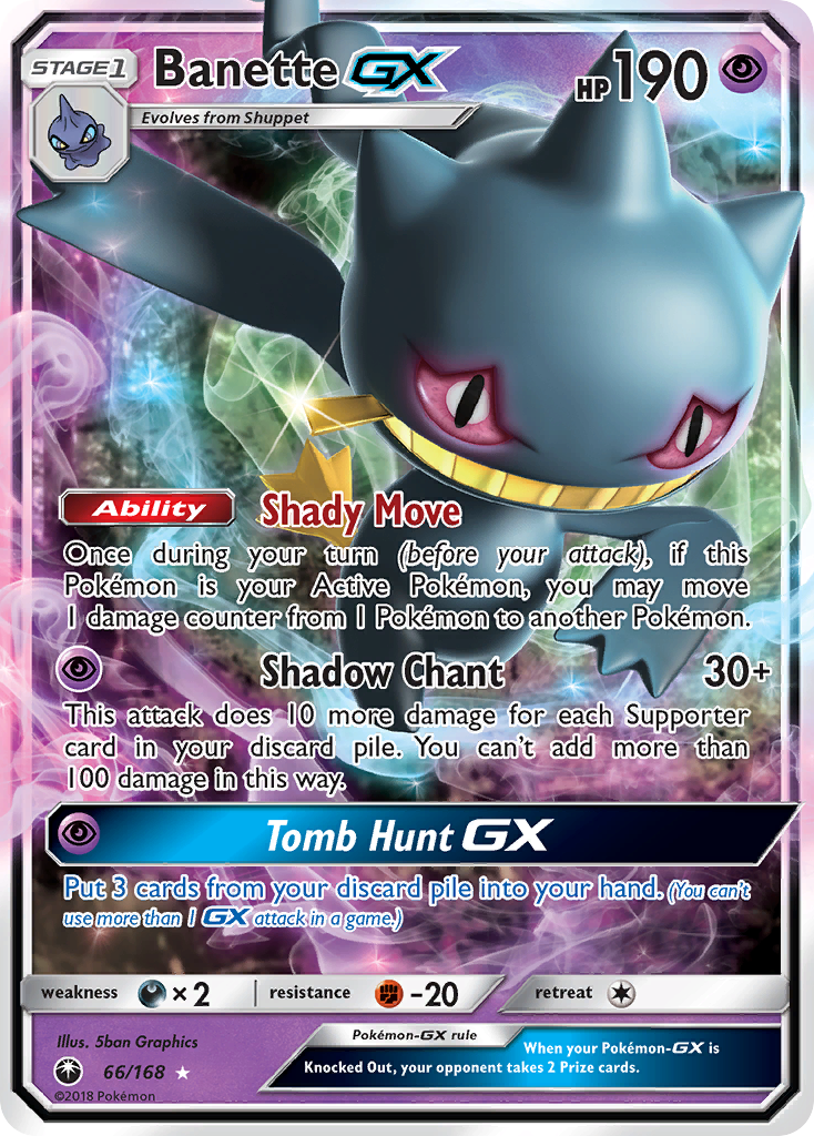 Banette GX (66/168) [Sun & Moon: Celestial Storm] | Exor Games Dartmouth