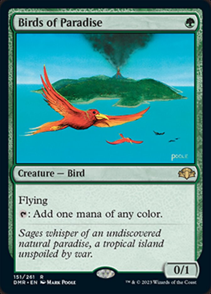 Birds of Paradise [Dominaria Remastered] | Exor Games Dartmouth