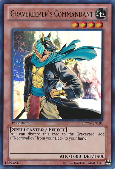 Gravekeeper's Commandant [LCYW-EN191] Ultra Rare | Exor Games Dartmouth