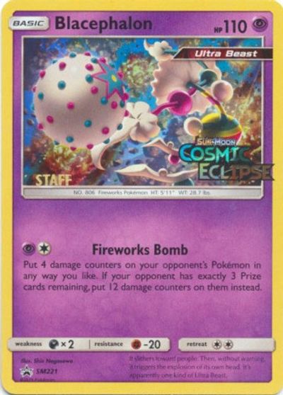 Blacephalon (SM221) (Staff Prerelease Promo) [Sun & Moon: Black Star Promos] | Exor Games Dartmouth