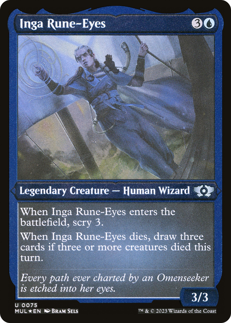 Inga Rune-Eyes (Foil Etched) [Multiverse Legends] | Exor Games Dartmouth