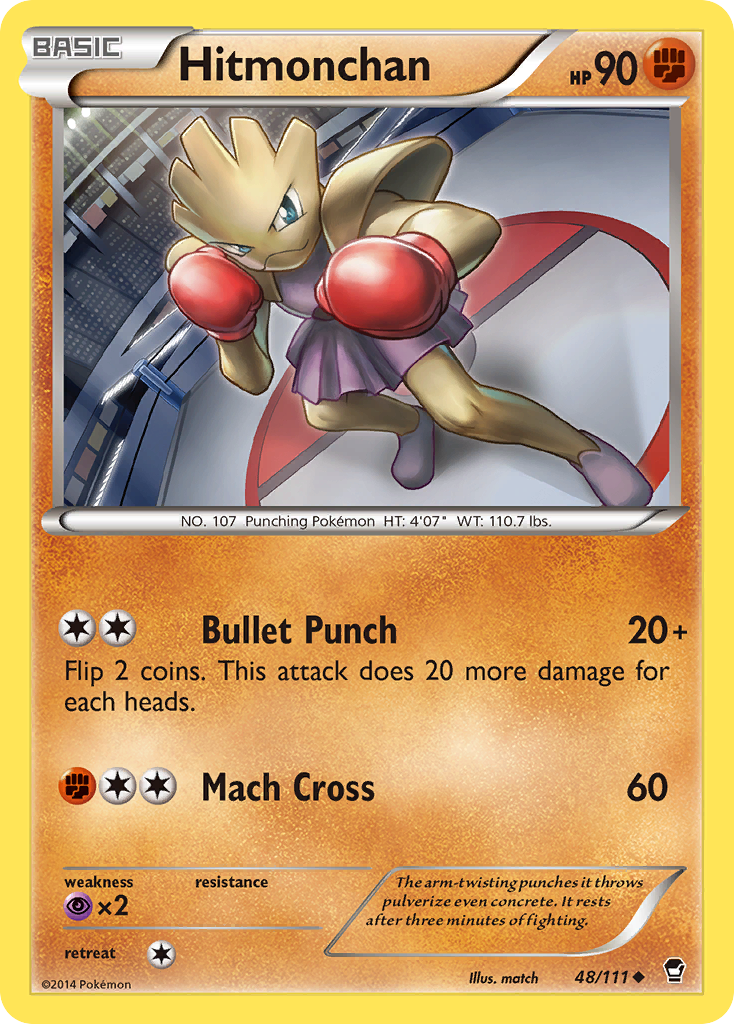 Hitmonchan (48/111) [XY: Furious Fists] | Exor Games Dartmouth