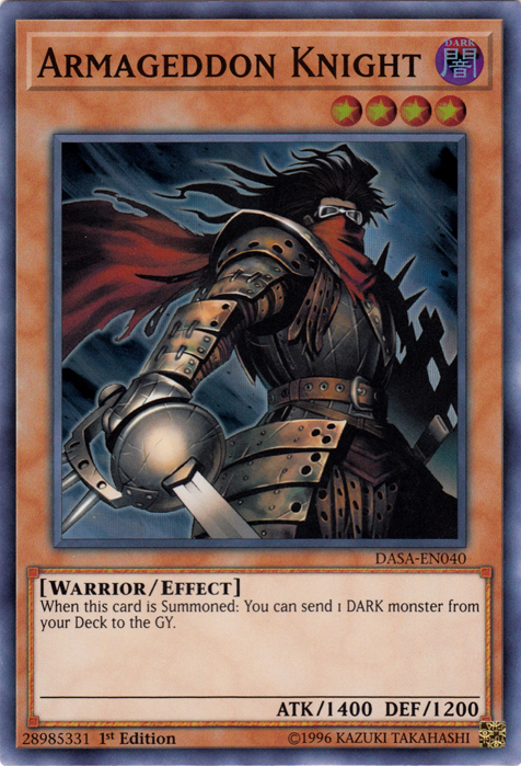 Armageddon Knight [DASA-EN040] Super Rare | Exor Games Dartmouth