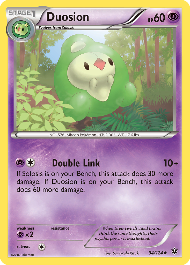 Duosion (34/124) [XY: Fates Collide] | Exor Games Dartmouth