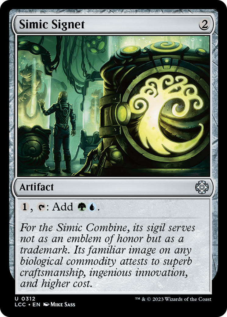 Simic Signet [The Lost Caverns of Ixalan Commander] | Exor Games Dartmouth